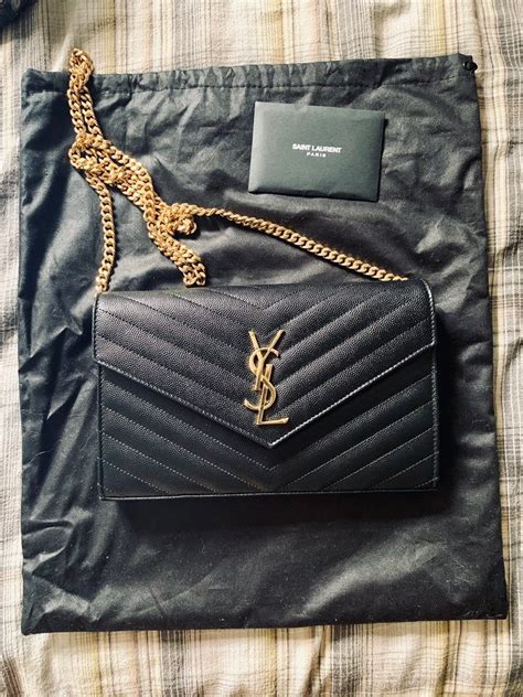 black and white ysl purse|ysl black purse dupe.